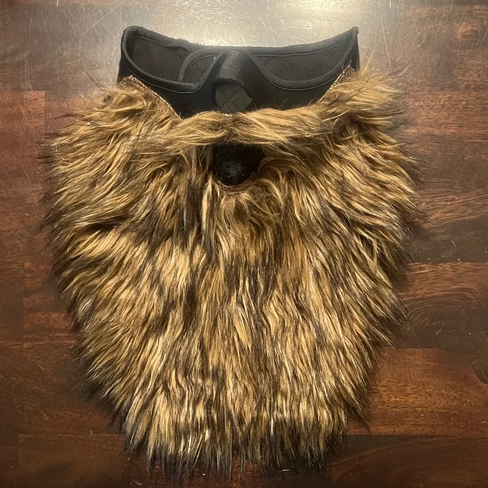 Beardski Faux Fur Beard Mask for Cold Weather